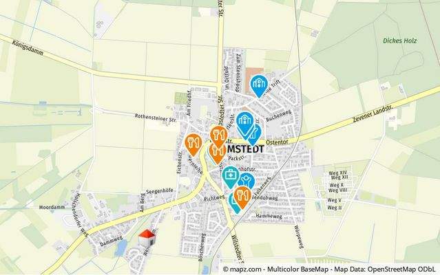 Geolyzer Kartenausschnitt