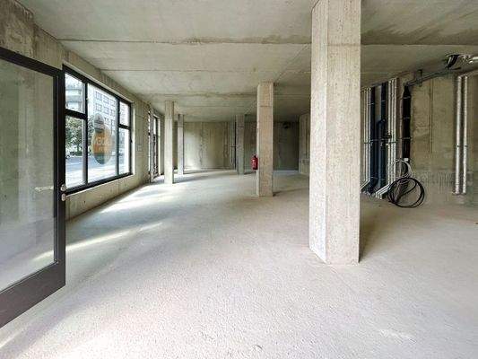 Innenansicht in Bauphase