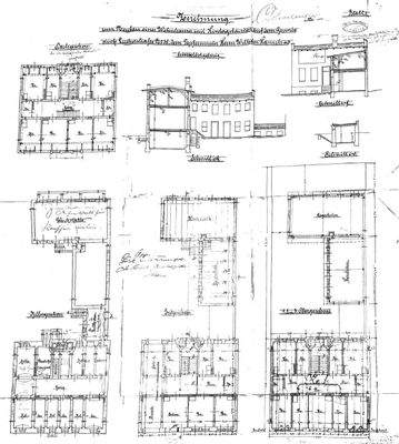 Grundrisse und Ansichten