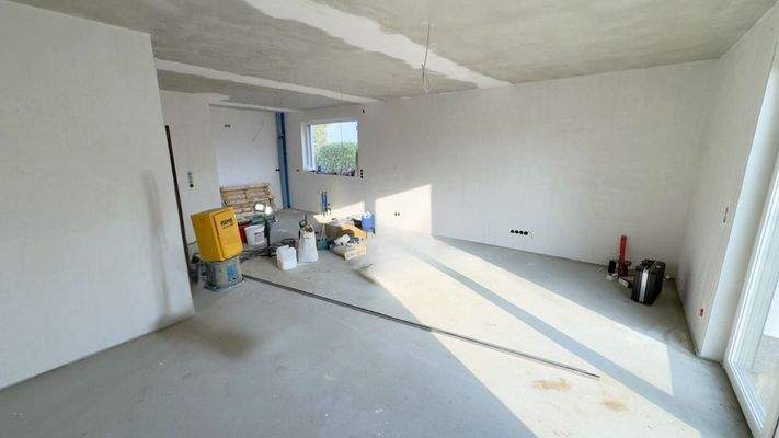 Blick ins Wohn- Esszimmer