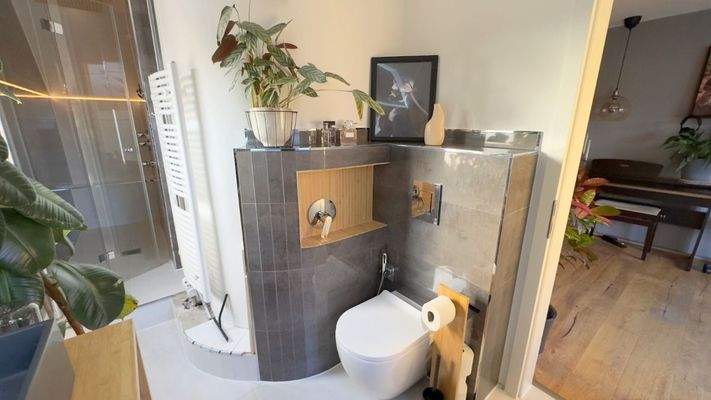 Blick Richtung Dusche