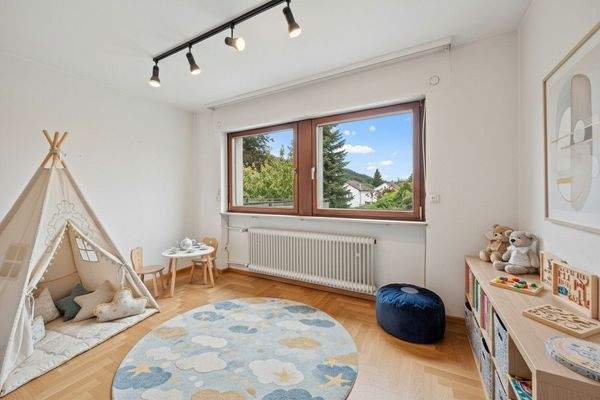 Kinderzimmer im Obergeschoss-Visualisiert