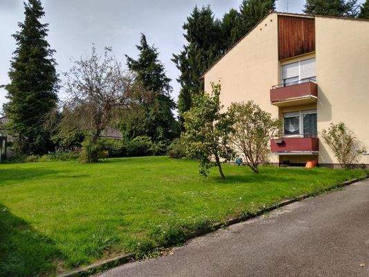 Blick auf den Süd- und Ostgarten