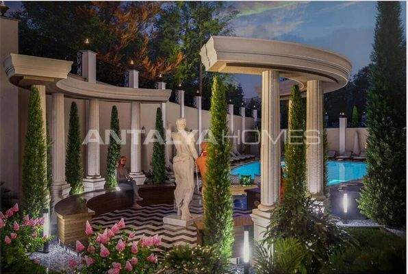 Elegant Flats for Sale 900 m from the Beach in Alanya