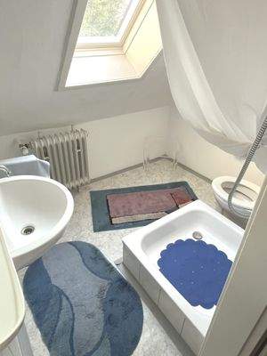 Das Bad im Dachgeschoss