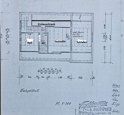 Grundriss Dachgeschoss 1