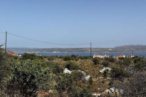 Kreta, Kokkino Chorio: Atemberaubendes 10.000 m² großes Grundstück mit Meerblick in Kokkino Chorio
