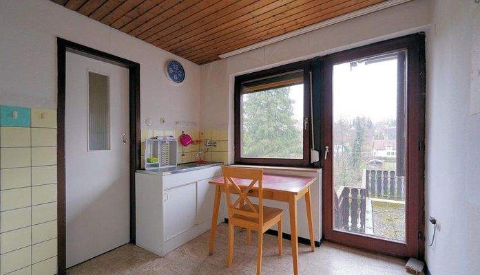 Küche zur Dachterrasse