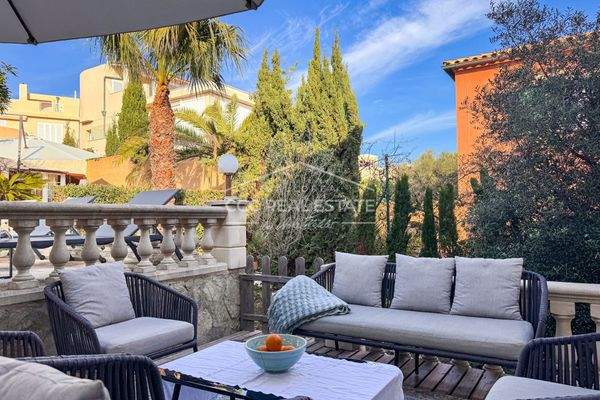 Gemütlicher Außensitzplatz