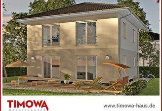 TIMOWA-Massivhäuser - Außenansicht des Stadthauses148