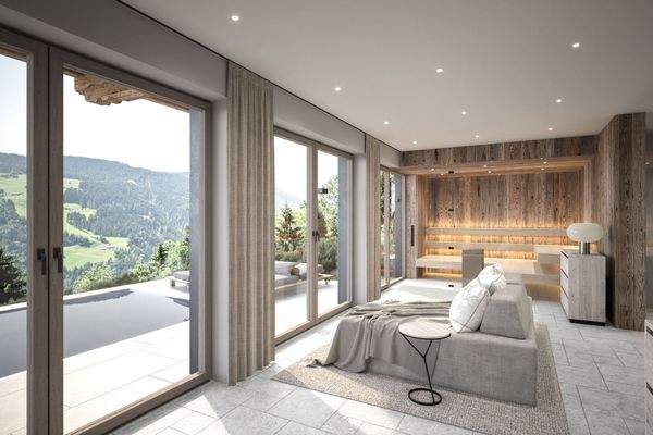 KITZIMMO-Grundstück mit Baugenehmigung für 2 Luxuschalets - Immobilien Itter kaufen.