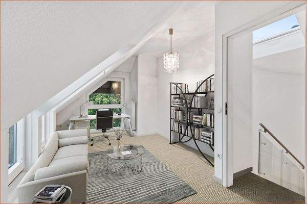 Spitzboden Arbeitszimmer