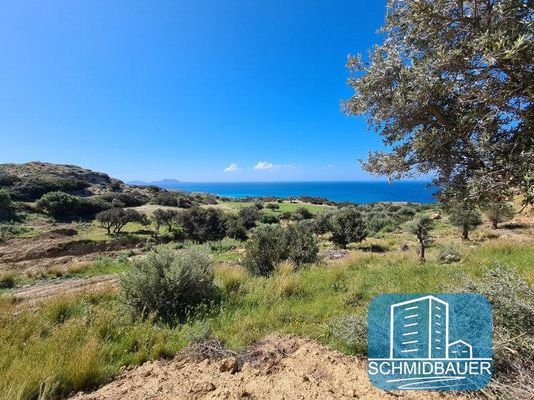 Fantastisches Grundstück mit Meerblick in der Nähe von Triopetra Beach