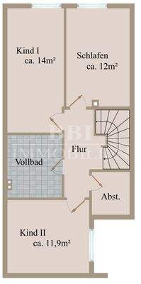 Grundriss Obergeschoss