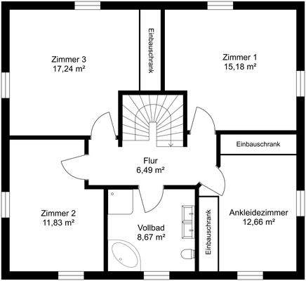 Grundriss Dachgeschoss