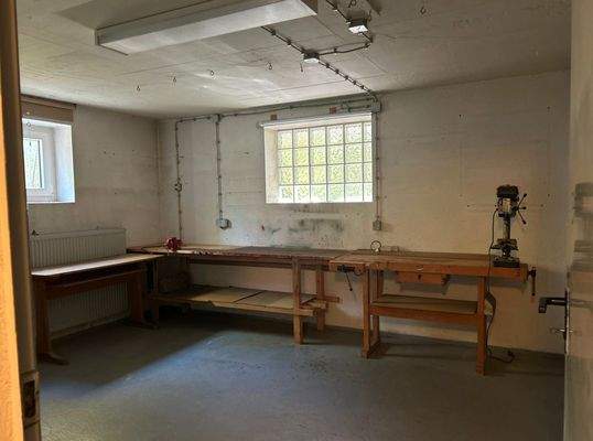 Werkstatt im Keller