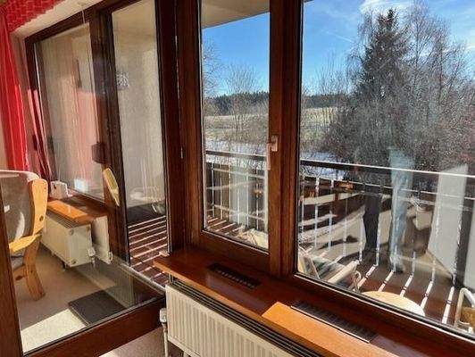 Fernblick im Wohnzimmer