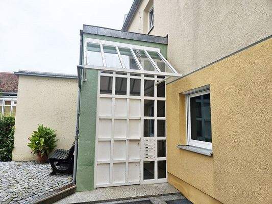 Außenansicht Eingang