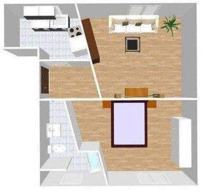 Grundriss Buchfinkenweg 2-Zimmer 61qm