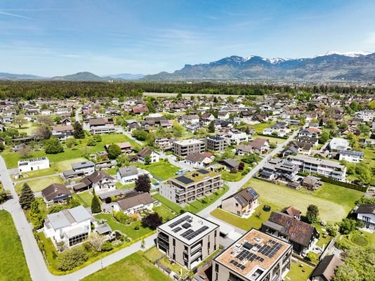 Ackerweg, Feldkirch-Luftbild-Südwest