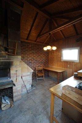 Backofen im Gartenhaus