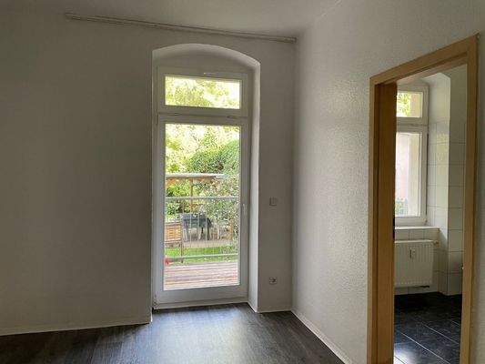 Schlafen mit Zugang Balkon und Bad