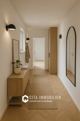 Haupthaus_OG_Flur Visualisierung