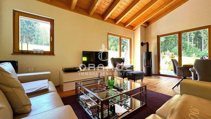 lichtdurchflutender Wohnbereich