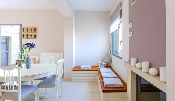 Luxusvilla auf Kreta mit Panoramameerblick, Pool u