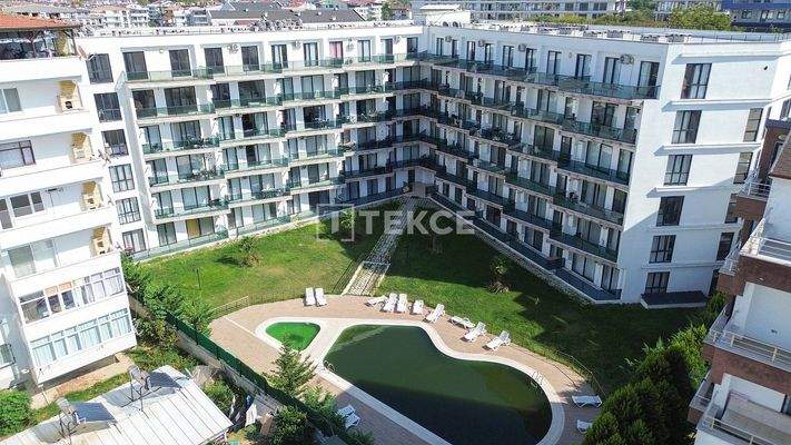 Impressive View Apartments in a Project in Yalova Çınarcık