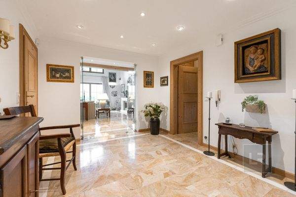 Diele mit Blick ins Wohnzimmer