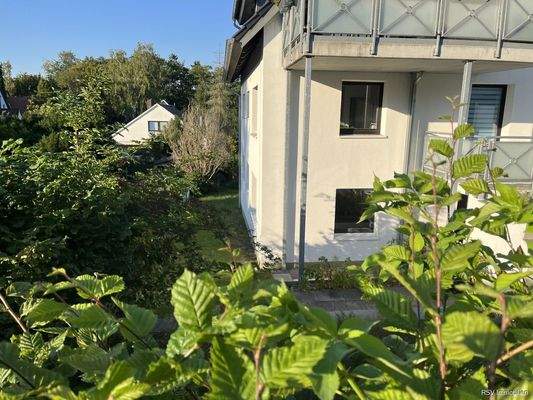 Seitliche Ansicht Gebäudekörper