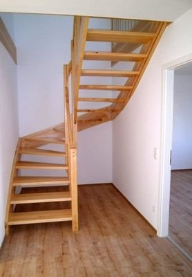 Treppe ins Dachgeschoss