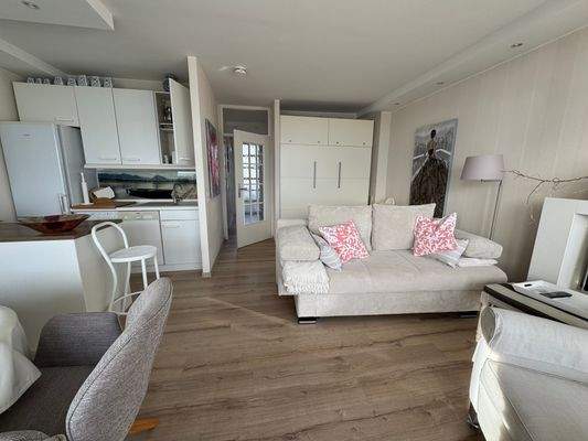 Sicht auf die Eingangstür