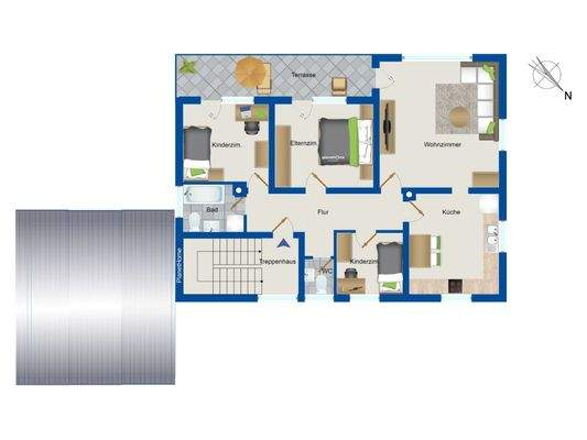 Grundriss Obergeschoss