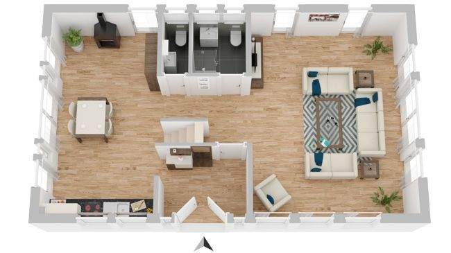 Grundriss EG Gästehaus