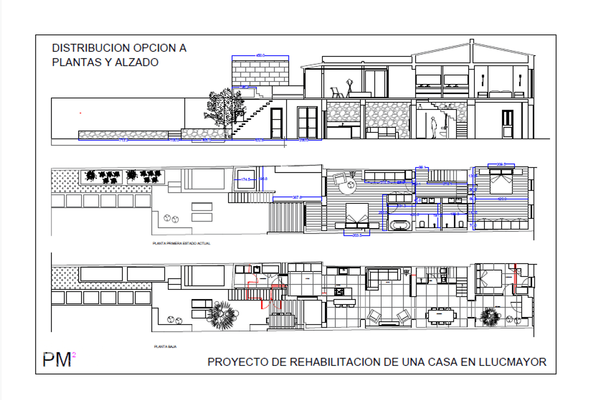 Verteilung de Etagen in Höhen