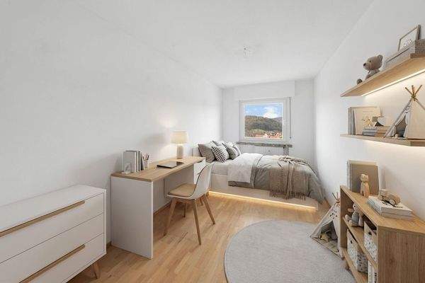 Schlafzimmer II 3D Staging - KI generiert