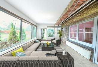 Wintergarten - digital aufgearbeitet