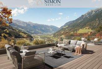 Panoramablick ins Gasteinertal Visualisierung Herbst