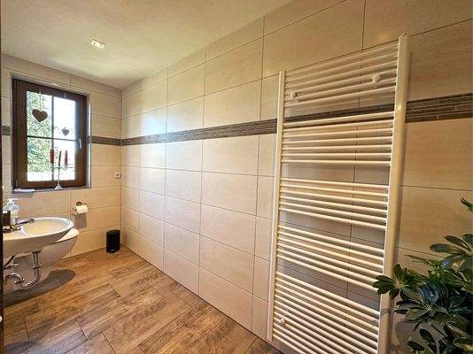 Modernisiertes Gäste-WC im Erdgeschoss