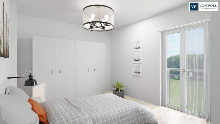 Ansicht Schlafzimmer