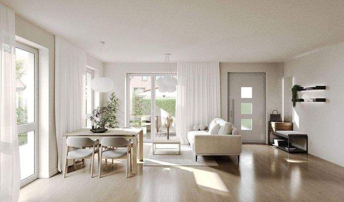 Innenvisualisierung Wohnbereich