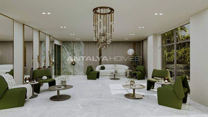 Flats with Rich On-Site Amenities in Alanya Center