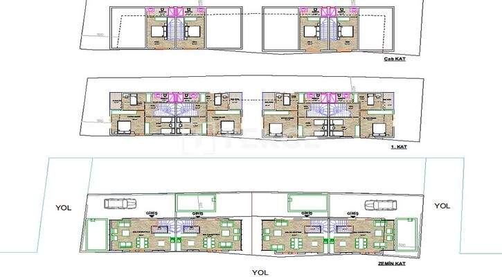 New Villas with Pool and Terrace Near the Sea in İzmir