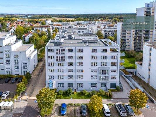 Vorderansicht aus der Vogelperspektive