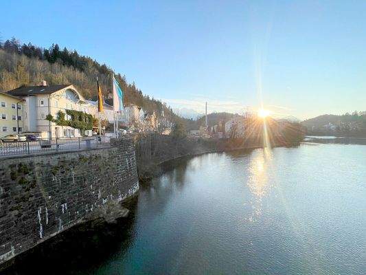 Abenstimmung am Haus