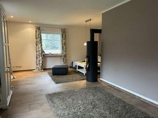 Wohnraum mit Kaminofen