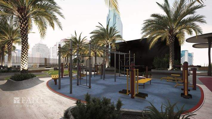 Dachterrasse mit Freizeiteinrichtungen