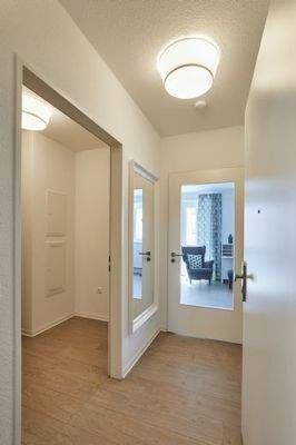 Blick vom Flur (Musterwohnung)